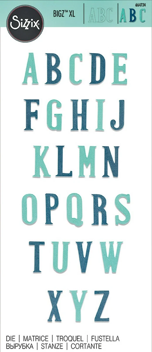 Sizzix Alphabet for sale - eBay