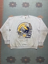 Vintage crewneck sweatshirt university of Michigan wolverines 1997 big ten XL