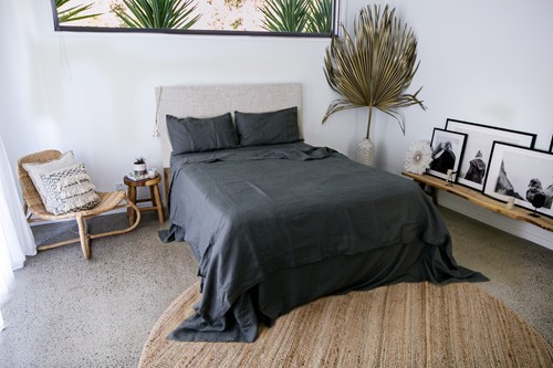 DUVET / QUILT COVER - 100% Pure European Flax Linen - BED BLISS - Picture 11 of 27