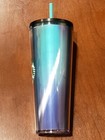 RARE HTF Starbucks Jelly Bean Blue Ombre Hologram Venti Tumbler Cold Cup - 24 OZ — photo 2