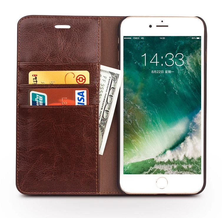 iPhone 7 / iPhone 7 Plus Luxury Card Flip Wallet Phone Case I47 - Image 2 of 4