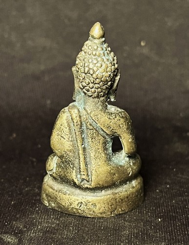 OLD BUDDHA, PHRA CHING SAEN ( SING 1 ) THAI AMULET BUDDHA BRONZE - Picture 6 of 7