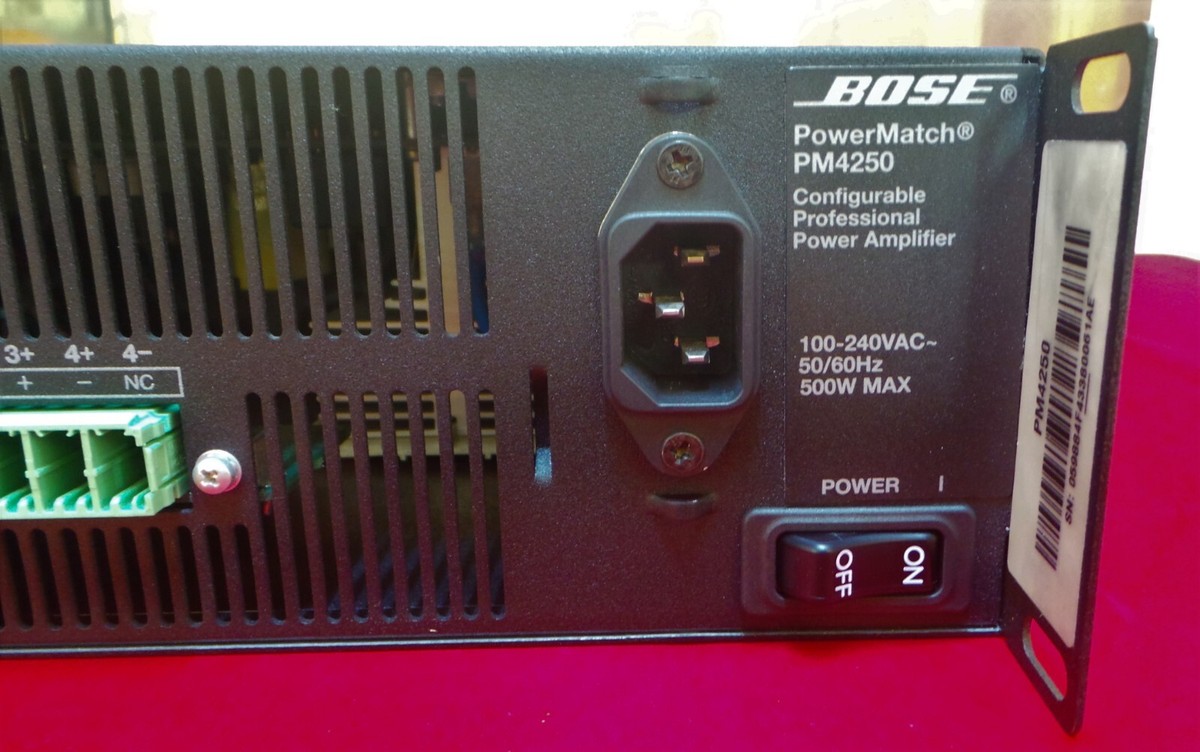 BOSE POWERMATCH PM4250 CONFIGURABLE POWER AMPLIFIER | eBay
