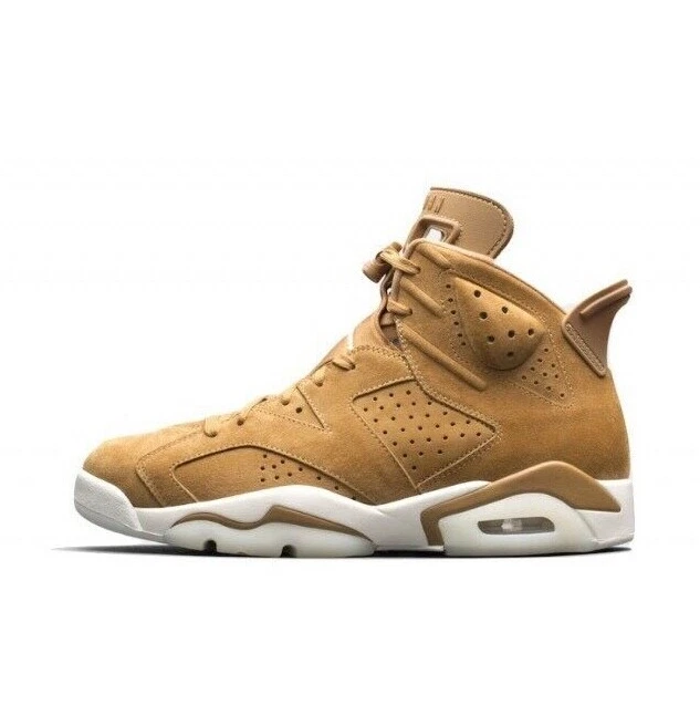 Air Jordan 6 Retro Wheat Golden Harvest 384664 705 Size 8