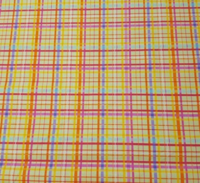 Fresh Country BTY Sandy Lynam Clough P&B Colorful Plaid on Light Green