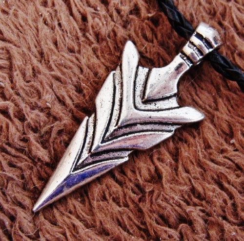  Pendentif collier lance ARROWHEAD - BIJOUX style indien primitif - Photo 1 sur 12