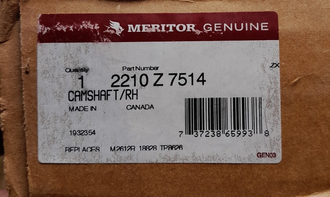 スーパー Meritor 2210Z7514 Air Brake Camshaft Drive | eBay