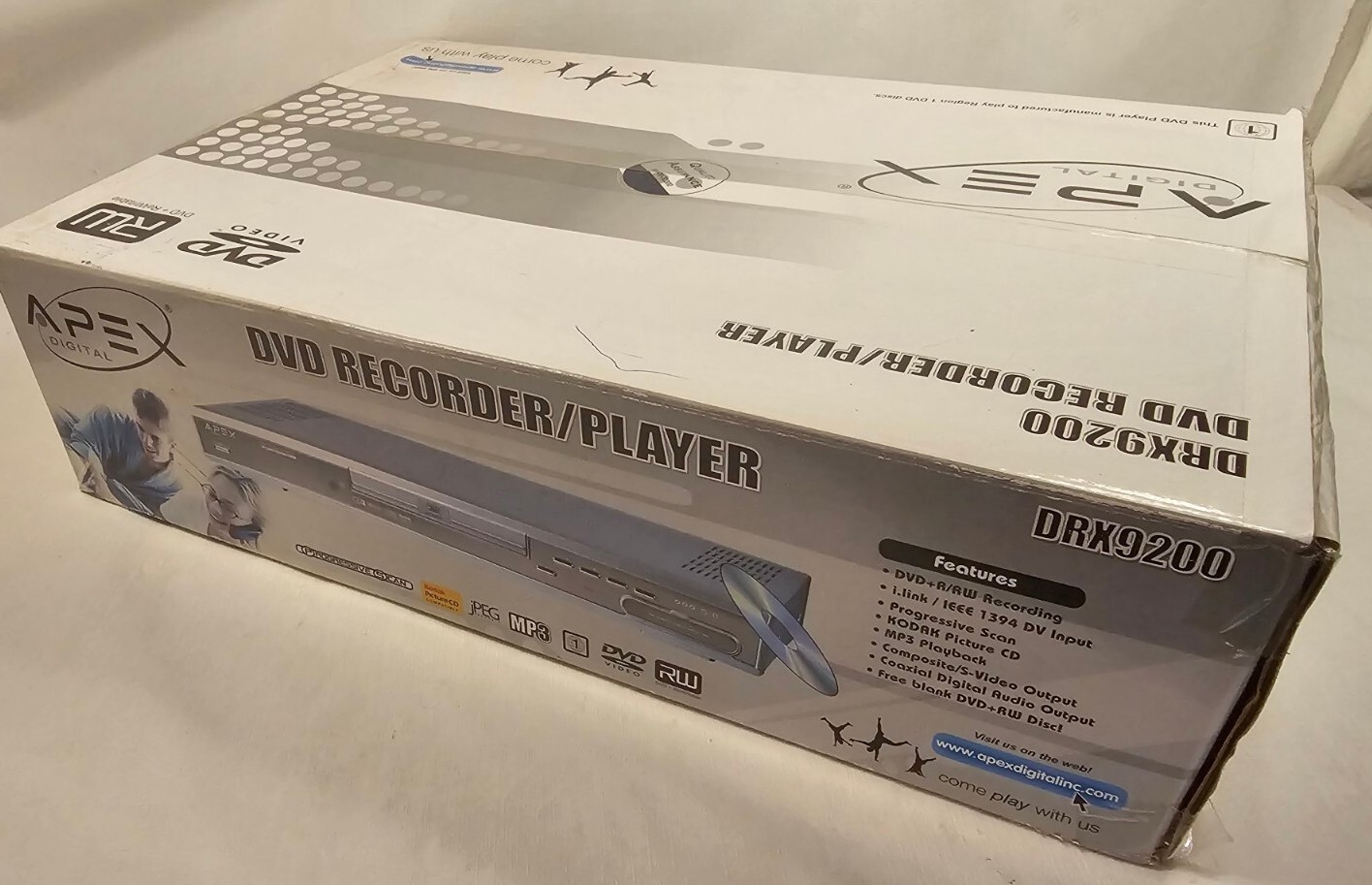 NEW IN BOX Apex DRX9200 DVD Recorder Player eBay