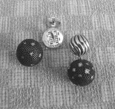 NEW DAVID YURMAN MIDNIGHT MELANGE DOUBLE DROP EARRINGS WITH DIAMOND retail $1500