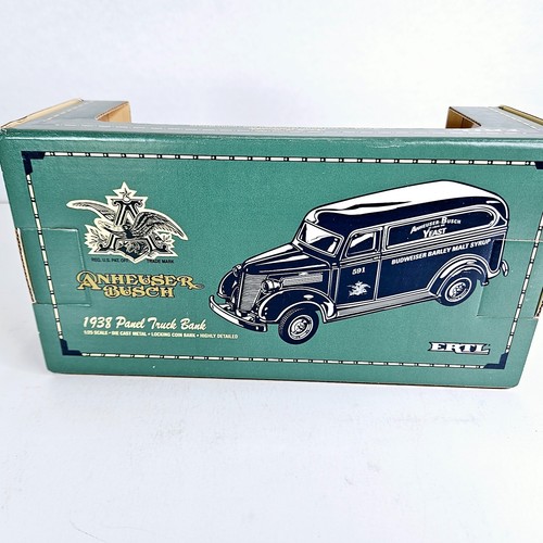 Ertl Anheuser Busch Panel Truck 1950 & 1939 Chevrolet Die Cast Metal Banks Lot 2 - Picture 17 of 21