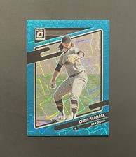 2021 Panini Optic Chris Paddack /35 Teal Velocity Prizm #198 