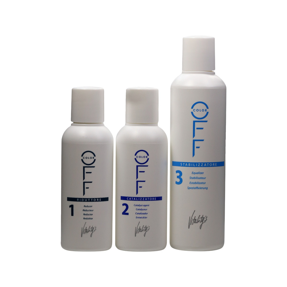 Vitality's COLOR OFF 3 Step Kit Removes Color NIB (940)bl