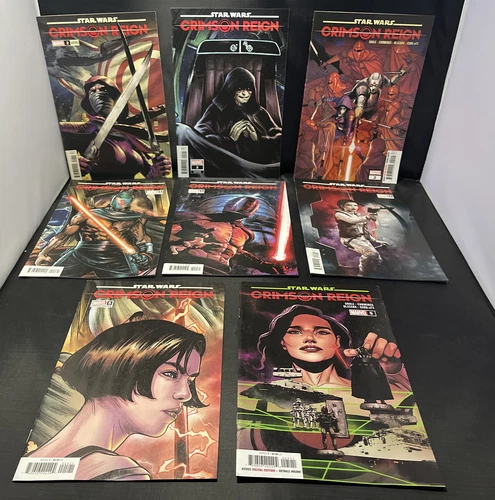 Star Wars CRIMSON REIGN #2,4,5 lot of 7 books with variants