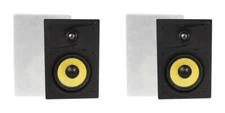 6.5" In Wall Speakers Ceiling Flush Mount Quality 6-1/2" Quality Pair 2 NEW