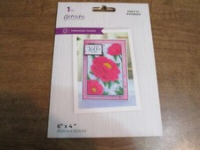 GEMINI PRETTY PEONIES EMBOSSING FOLDER