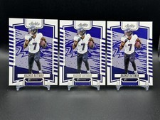 2023 Panini Absolute Football - Rashod Bateman - Baltimore Ravens #86 Lot Of 3