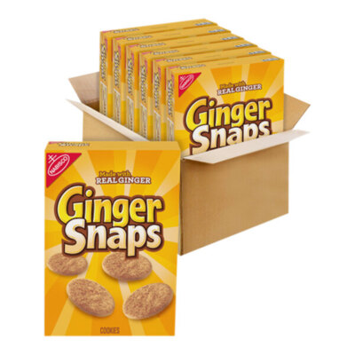 Nabisco Ginger Snaps Cookies 1 lb. - 6/Case