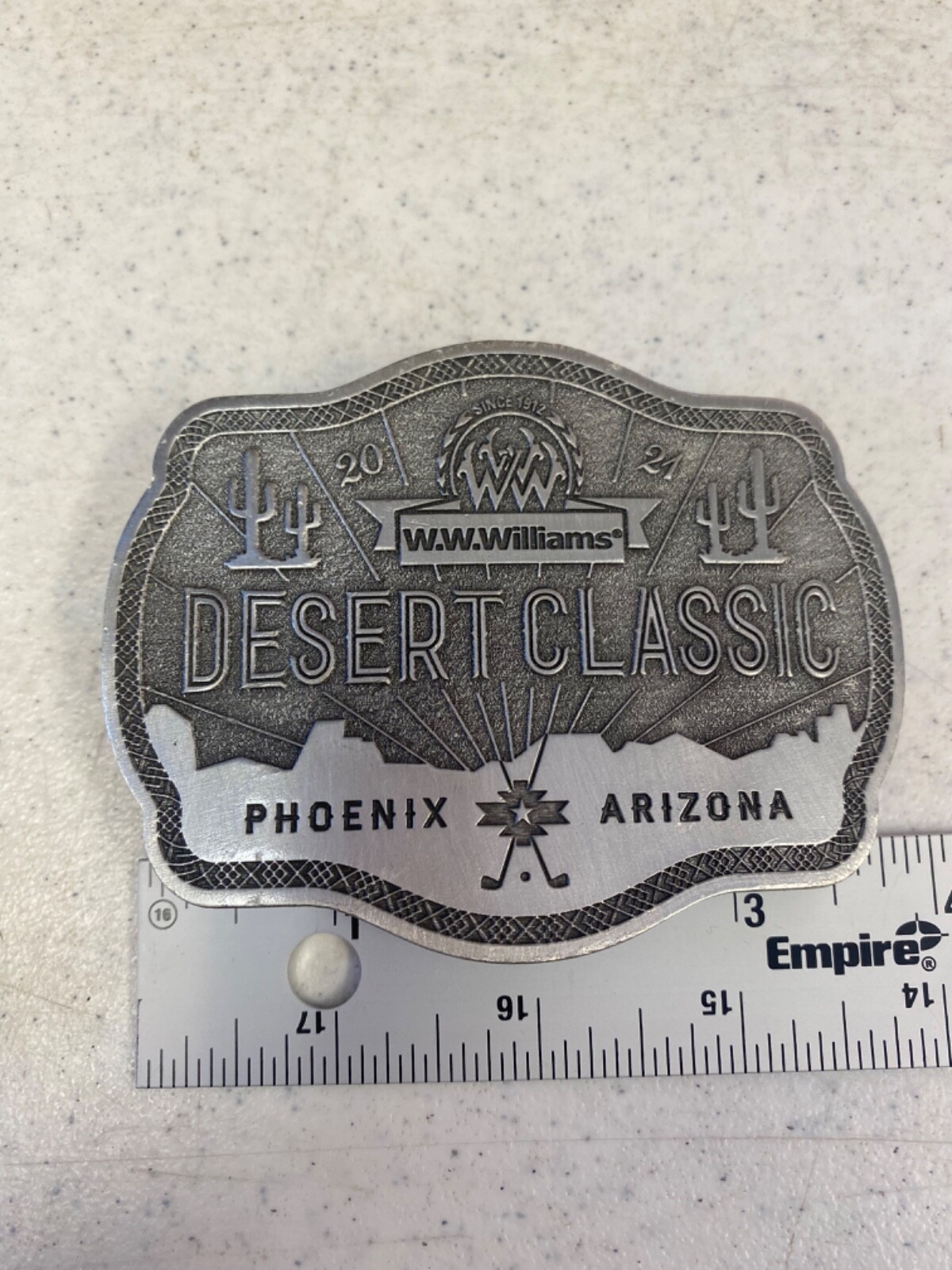2021 Desert Classic Phoenix, Arizona Belt Buckle - Gem