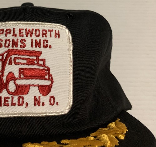 Vtg Stoppleworth And Sons Trucker Hat K Brand Made In The USA Cap North Dakota - Picture 4 of 15