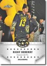 10-Ct Lot 2015 RICKY DEBERRY Leaf US Army All-American Rookie RCs OKLAHOMA