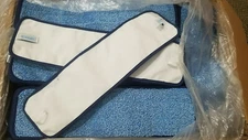 18" Microfiber Replacement Mop Pads Head, Commercial   Washable, Wet/Dry 2 Pack