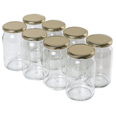 12 Einmachgläser Mit Breiter Öffnung – 900 Ml, Luftdichter Deckel, Aus Glas, Für Vorratshaltung & DIY