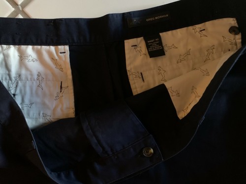 Greg Norman Shorts Flat Front Navy Size 42W - Picture 5 of 5