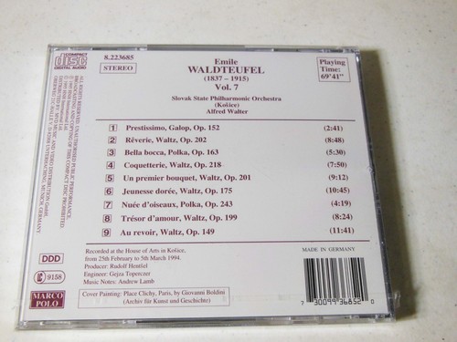 The Best of Emile Waldteufel CD NEW - Picture 6 of 6