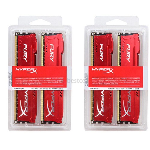 for FURY 2x8GB 16/32GB HX316C10FBK2/16 DDR3-1600 PC3-12800 Desktop Memory - Picture 2 of 18