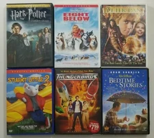 Family Movie DVD Lot of 6 Titles SEE DESCRIPTION FOR TITLES 