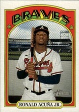 2021 Topps Heritage Base #299 Ronald Acuña Jr.