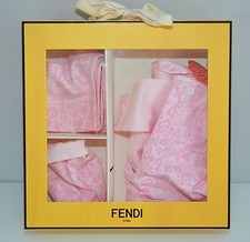FENDI Baby girl  3 tlg. Strampler TUCH Mütze...