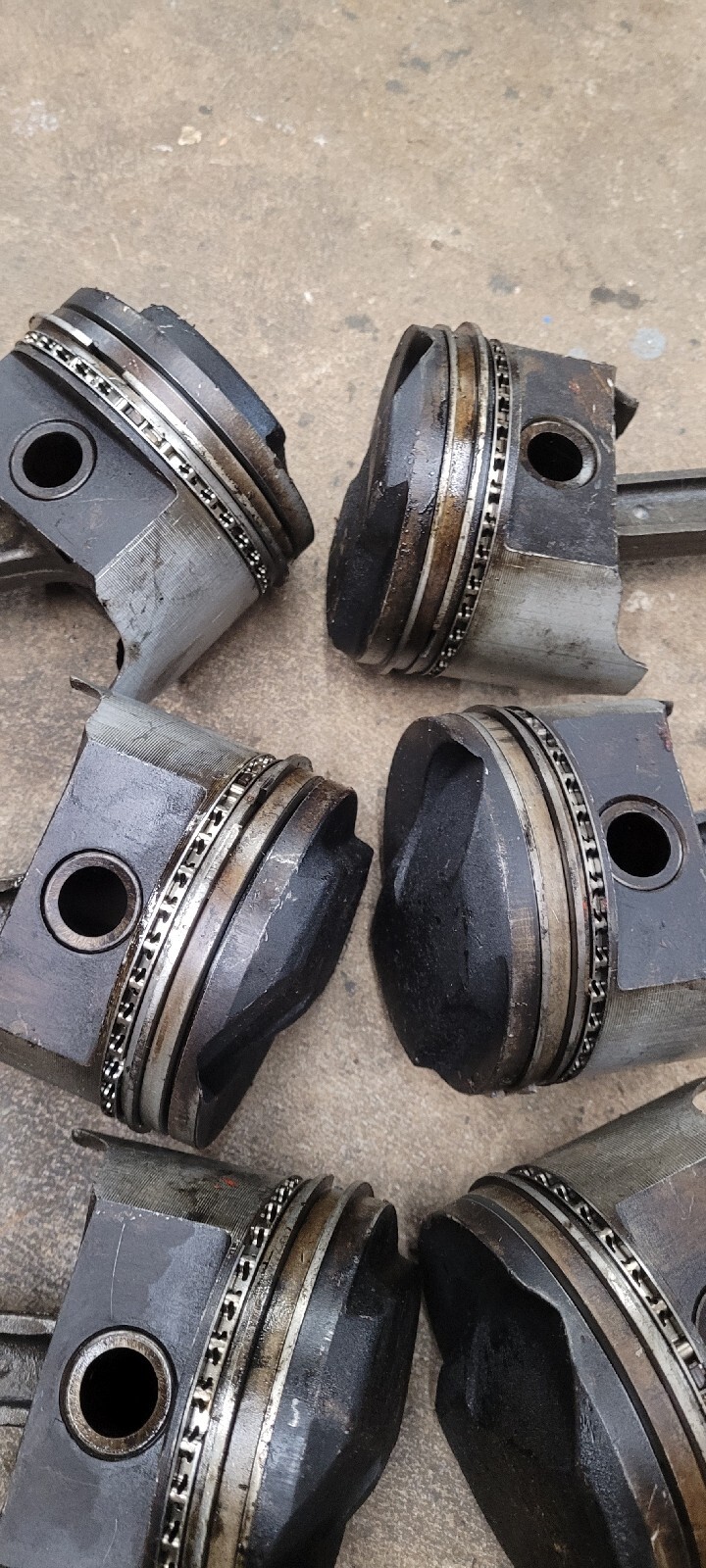 Factory TRW GM BBC L78 396 375HP STD. Bore Aluminum Pistons GM