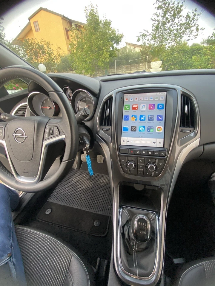 CARPLAY Autoradio Stereo 2din Wifi Gps BT Android Auto navigatore Opel Astra J - Immagine 3 di 4