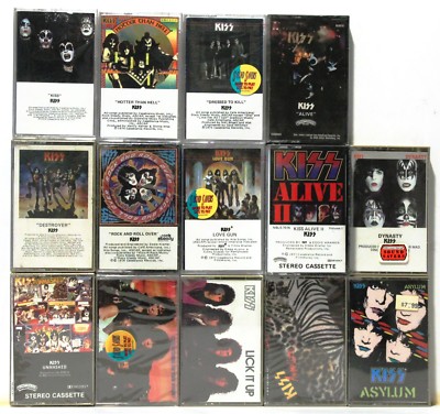 KISS - 15 NEW, SEALED cassette tapes in a custom, box set lot | eBay