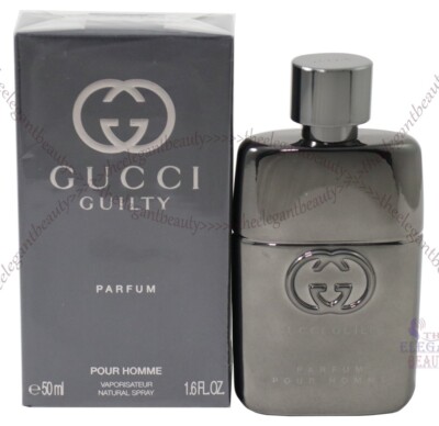 Gucci Guilty Pour Homme Parfum Spray 1.6 / 1.7 oz 50ml For Men New In Box
