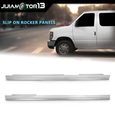 Fit For 1992-2014 Ford E150 E250 Econoline Slip On Rocker Panels Galvalume