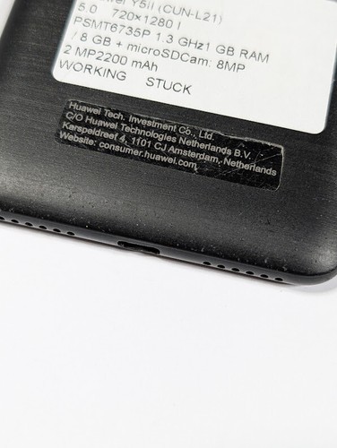 Huawei Y5II CUN-L21 - Working, Issues Present, 8GB Storage - 第 3/10 張圖片