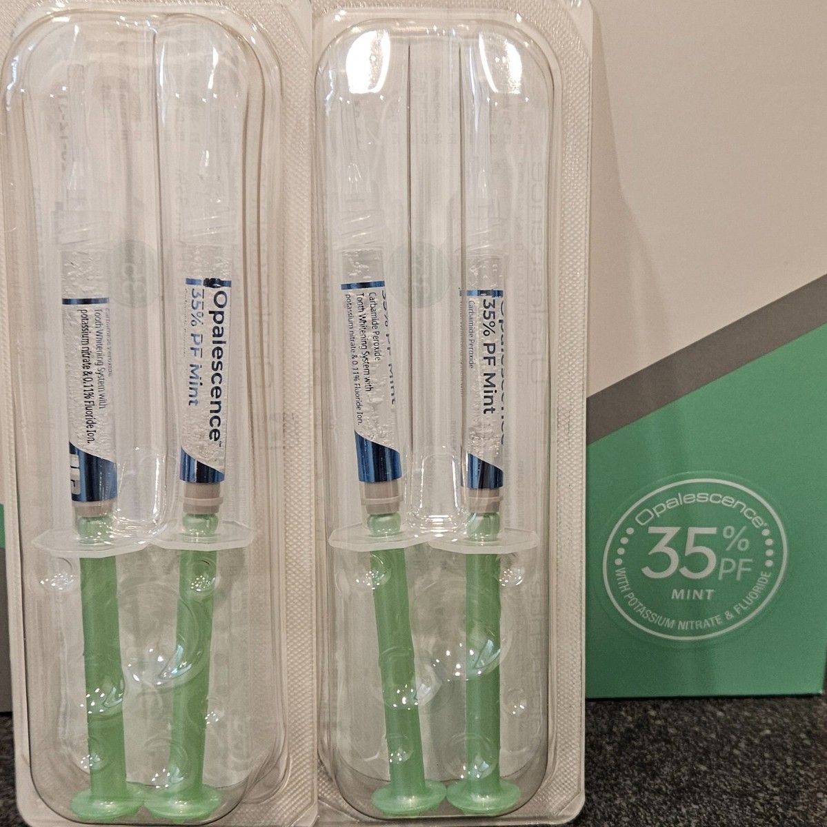 OPALESCENCE PF 35% Mint Tooth Whitening Gel - 2 Packs | eBay