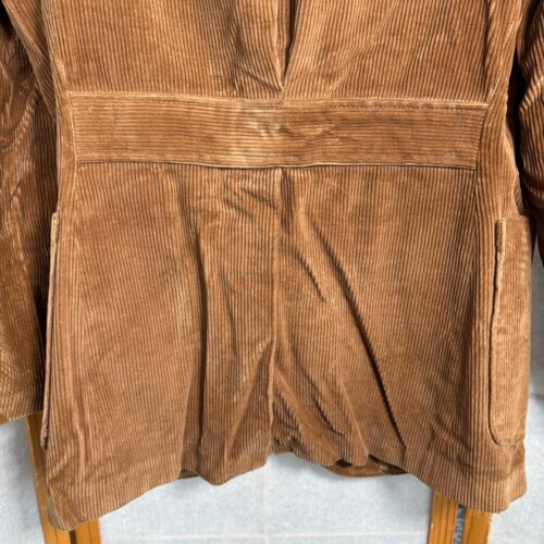 Vintage Members Only Mens 38 Corduroy Jacket Blazer Camel Tan Retro Sport Coat - Picture 9 of 15
