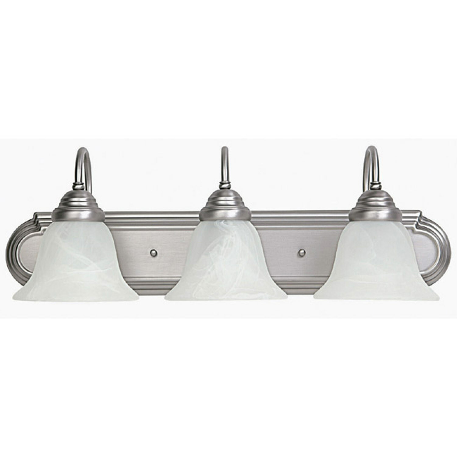Capital Lighting 1163-118 3 Light Bathroom Vanity Fixture - Nickel Capital Lighting 1163-118 3 Light Bathroom Vanity Fixture - Nickel
