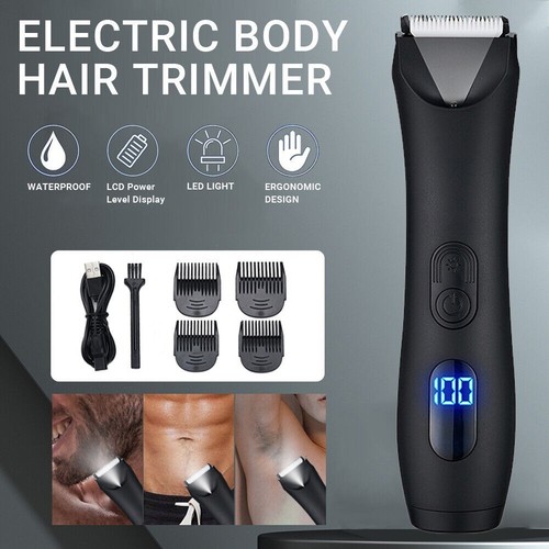 Männer Intimrasierer Haar Rasierer Herren Körperrasierer Balls Trimmer NEU - Bild 19 von 20