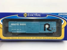 HO Exactrail Rock Island 50’ Evans 5277 Single Door Boxcar RI #300781