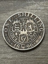 Victoria, Shilling, 1896, 0.925 Silver