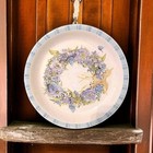 Marjolein Bastin Natures Sketchbook Bowl LARGE Hallmark Butterfly Flower Wreath