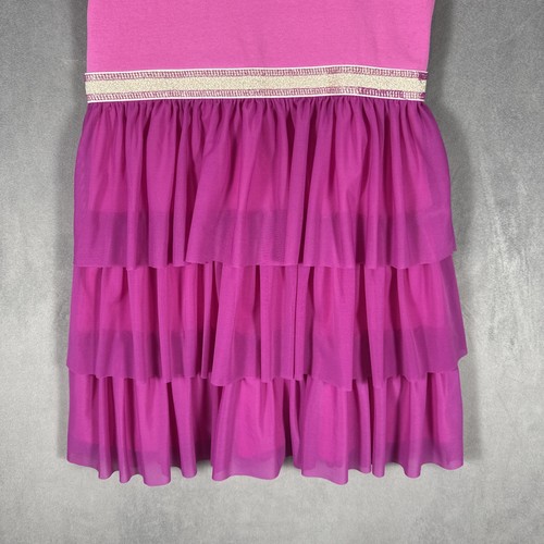 Hanna Andersson Girls Size 140 10 Floaty Soft Ruffle Party DRESS - Picture 2 of 7