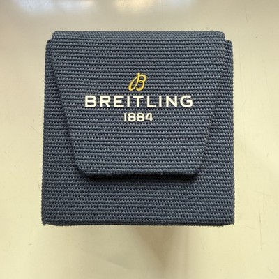 Breitling Authentic New Travel Watch Case Box Collapsible Navy Never Used