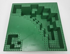 Vintage LEGO Baseplate Raised 6024 for Castle Dark Forest Fortress 6079 READ