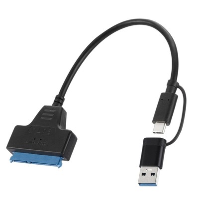 Lightweight Type C USB3.0 To SATACable For Easy Data Access LED Indicators