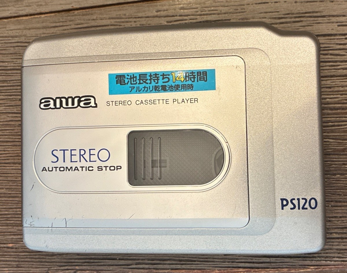 Aiwa HS-PS120 Stereo Portable Cassette Player Tested Works | eBay